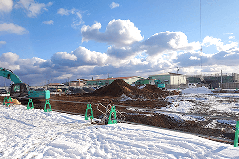 基礎工事が着々と進んでいます その3